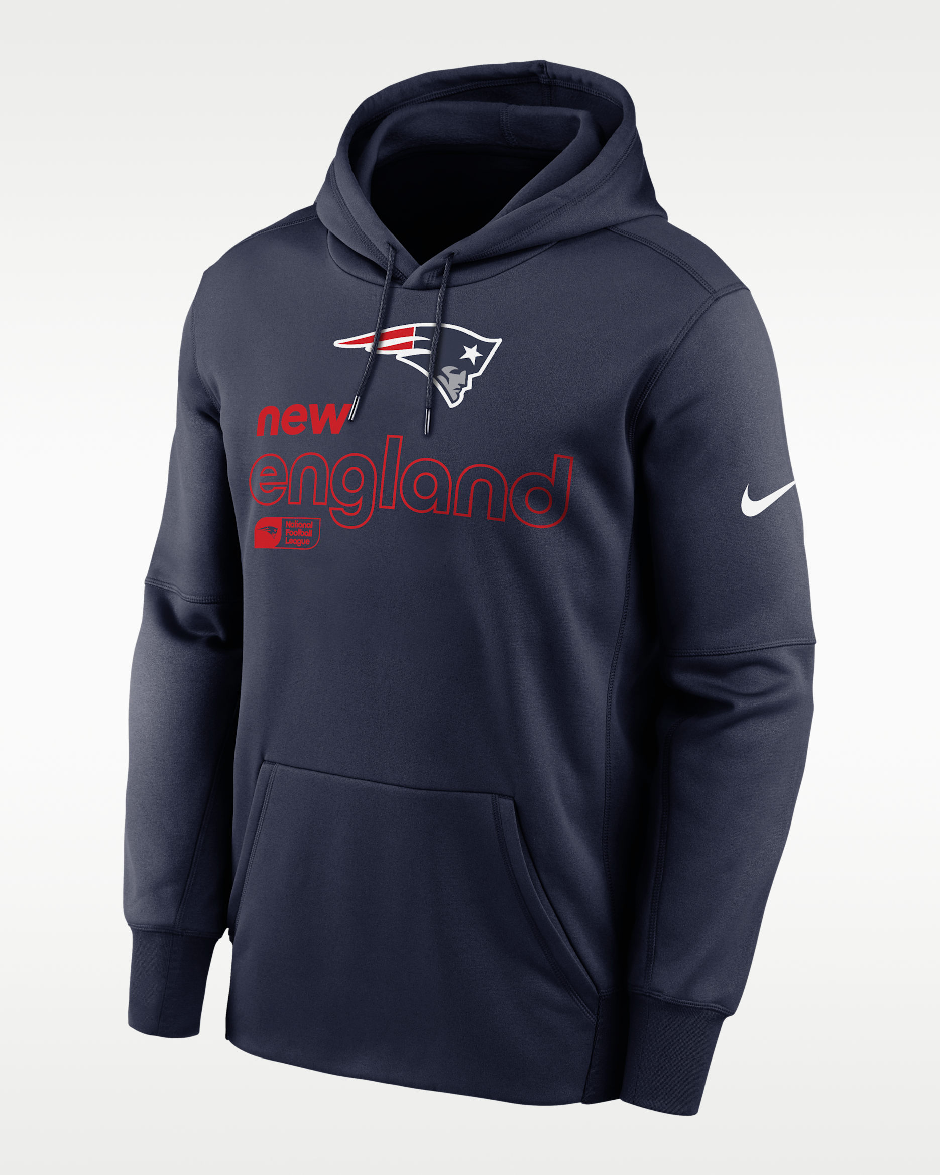 New England Patriots Men's Nike Therma NFL Pullover Hoodie. Nike.com